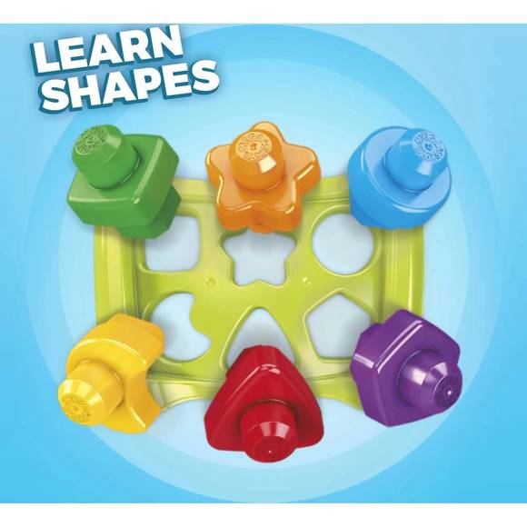 NEW FISHER-PRICE mega bloks shape sorting wagon in red - Picture 7 of 7